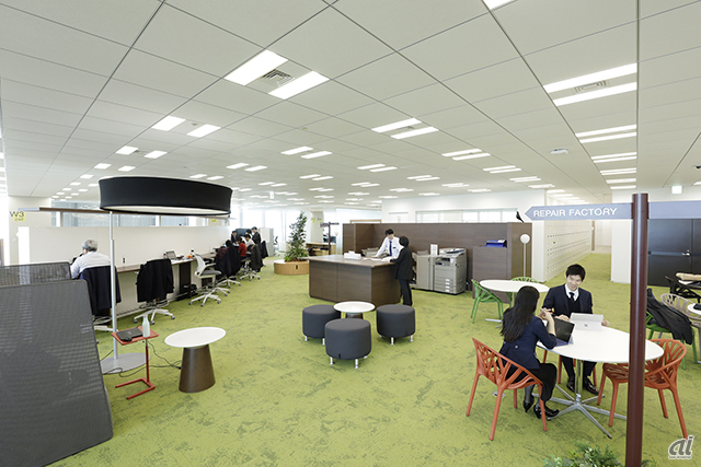 Innovative Officeの見学エリア